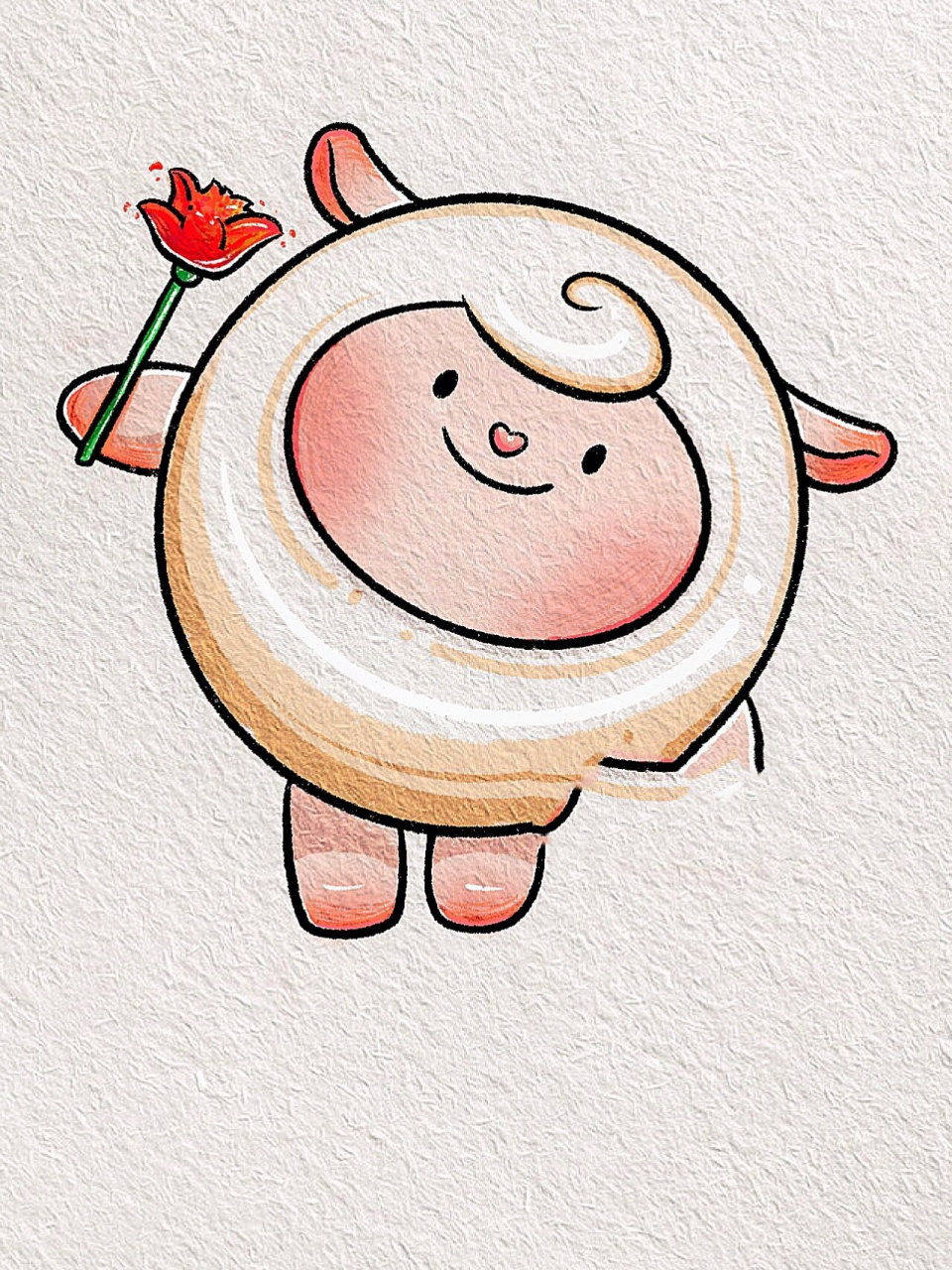 简单的蛋仔简笔画 蛋仔大队集合啦!