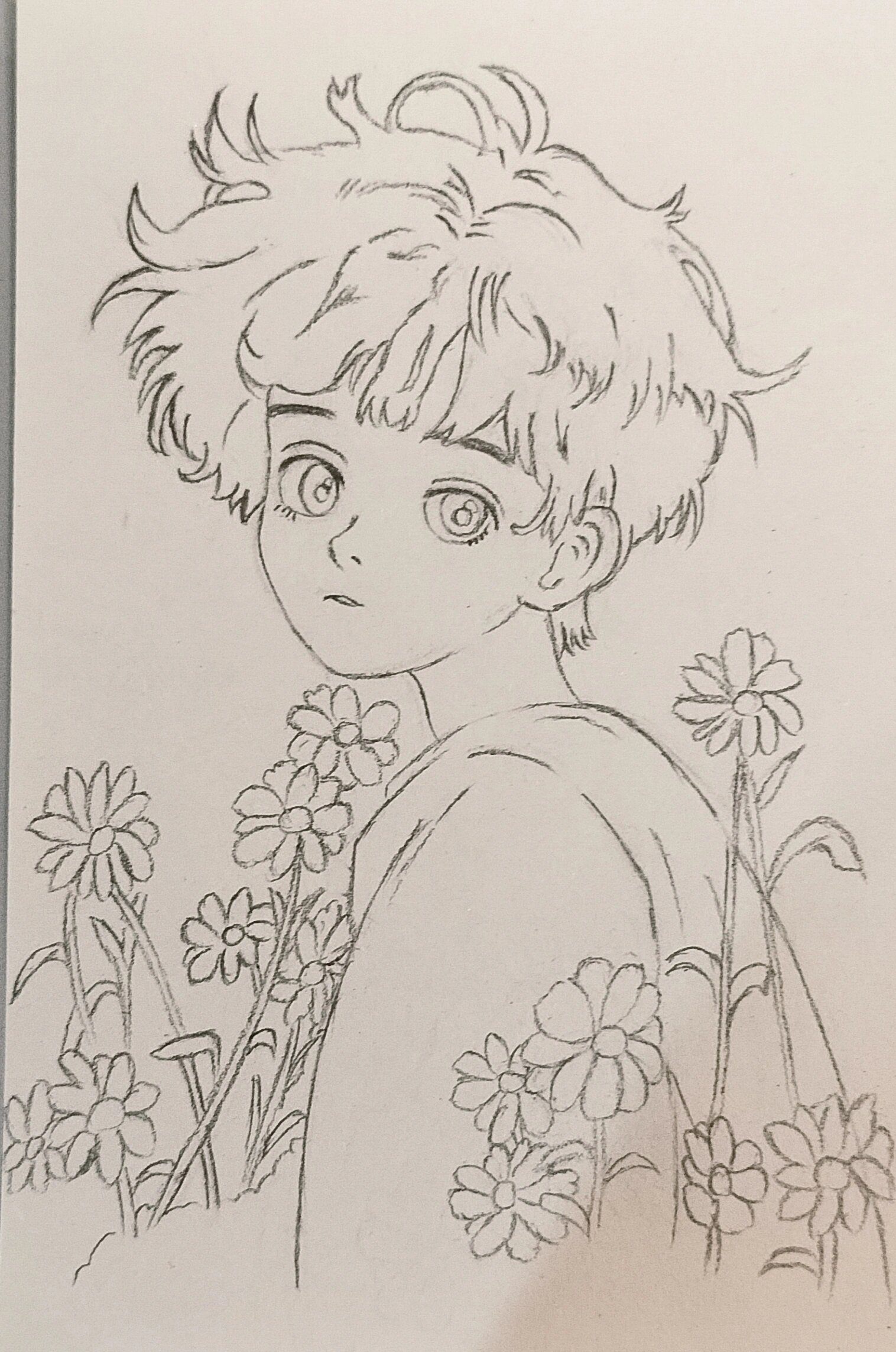 动漫人物简笔画 临摹