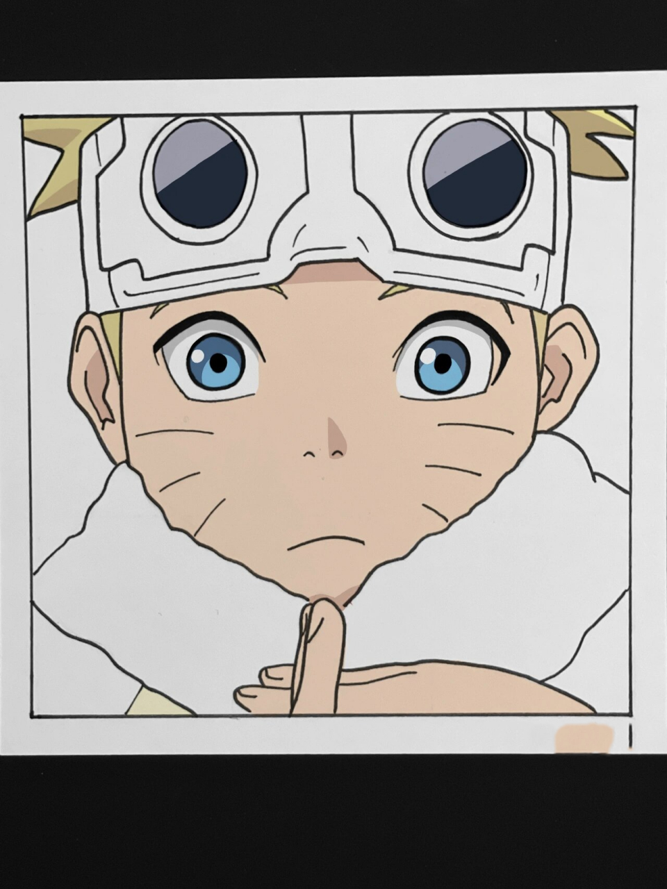手绘|火影忍者— 鸣人小可爱 「附线稿」 画一个可爱的小鸣人 —— 纸