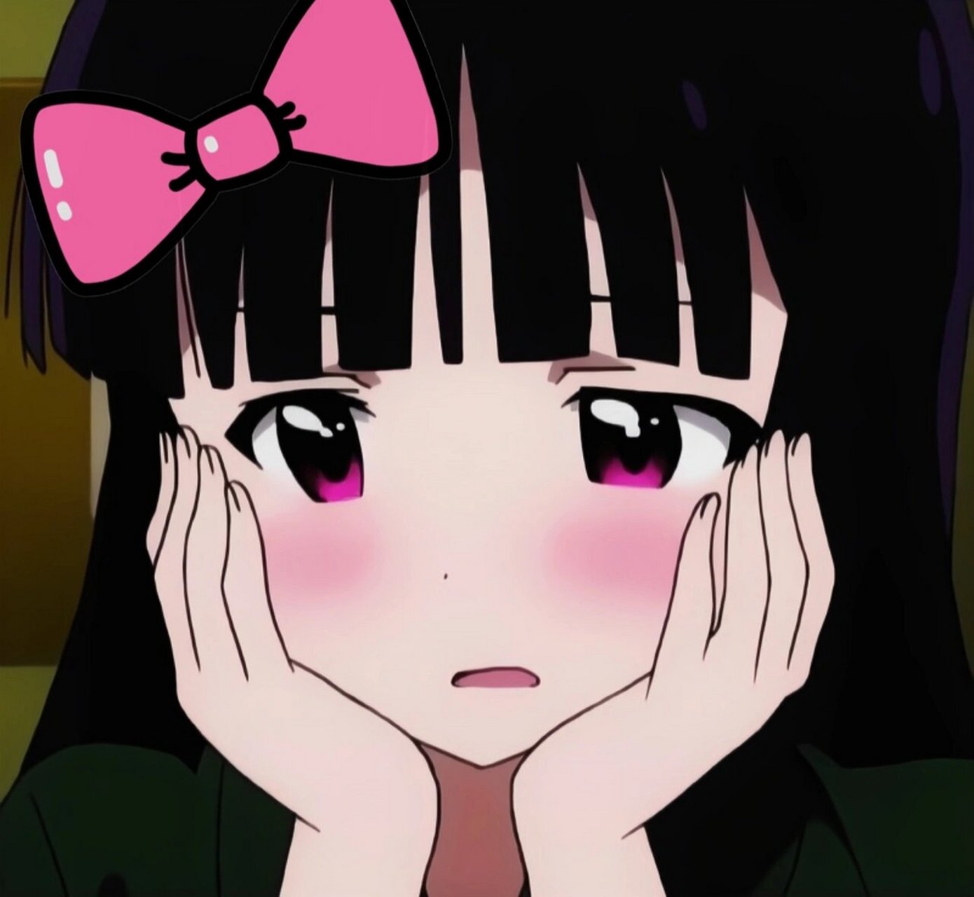 动漫女生头像可爱 大家可以保存下来百度识图,我手机上删掉了