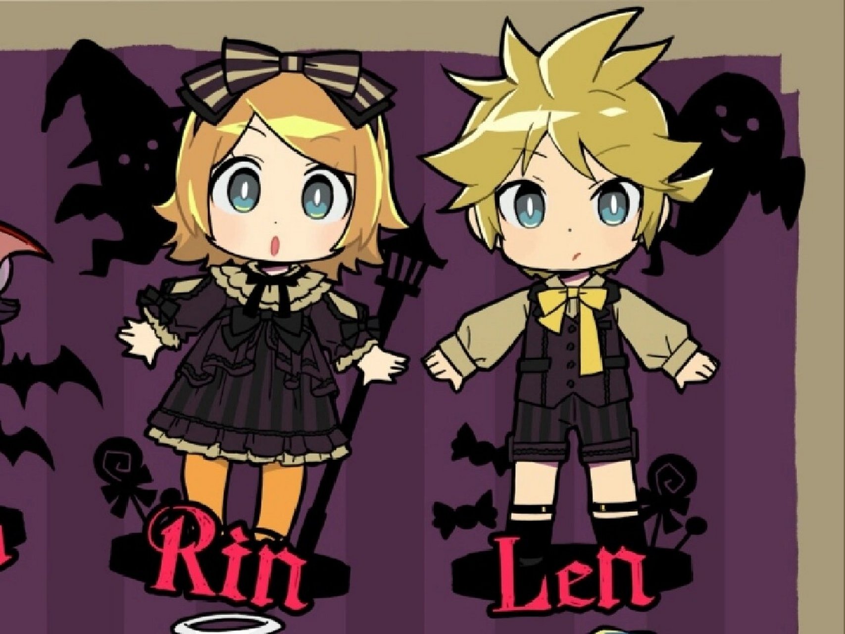 镜音双子万圣节正比和q版都特别好看 是我的梦情 ψ(`6307)ψ