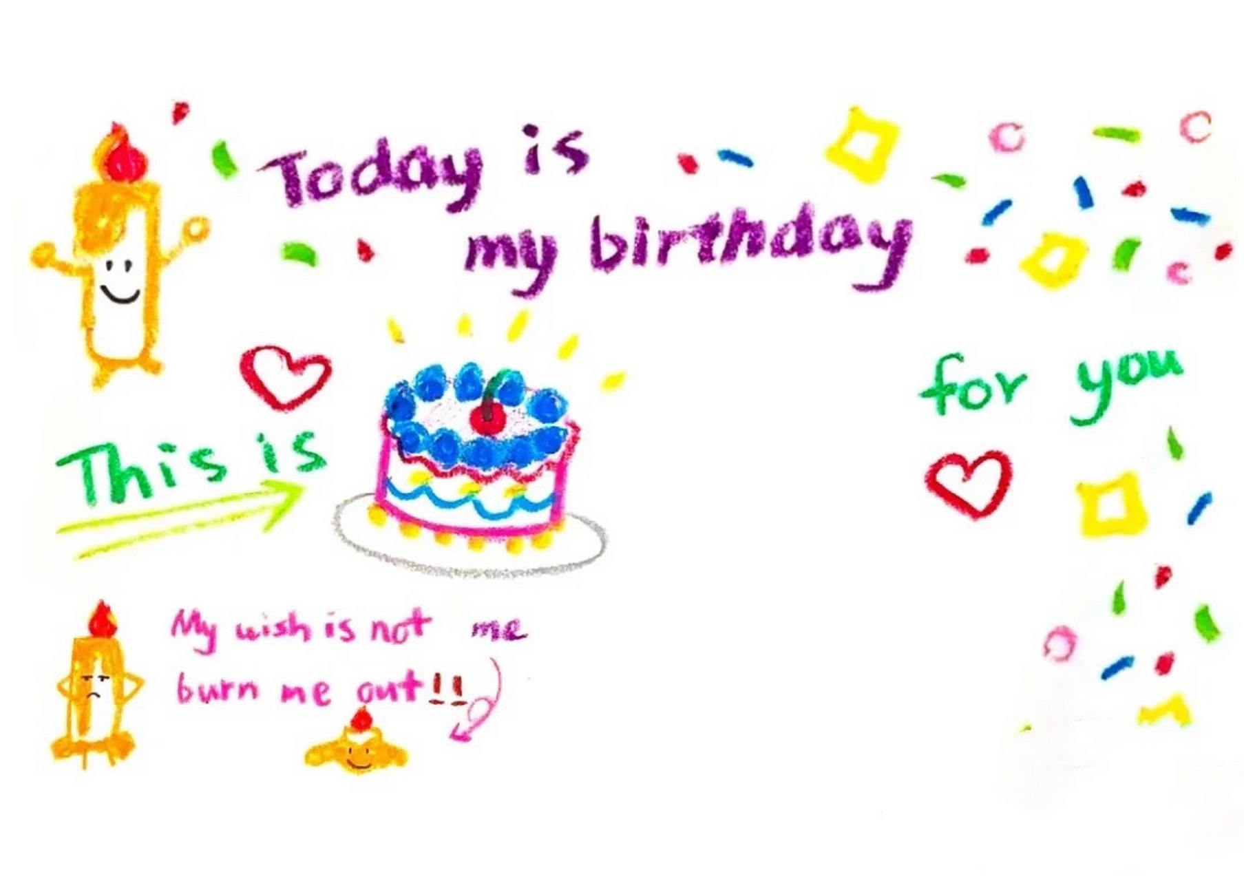 小盆友们0269♀15生日投影仪背景图来啦～ 哇咔咔