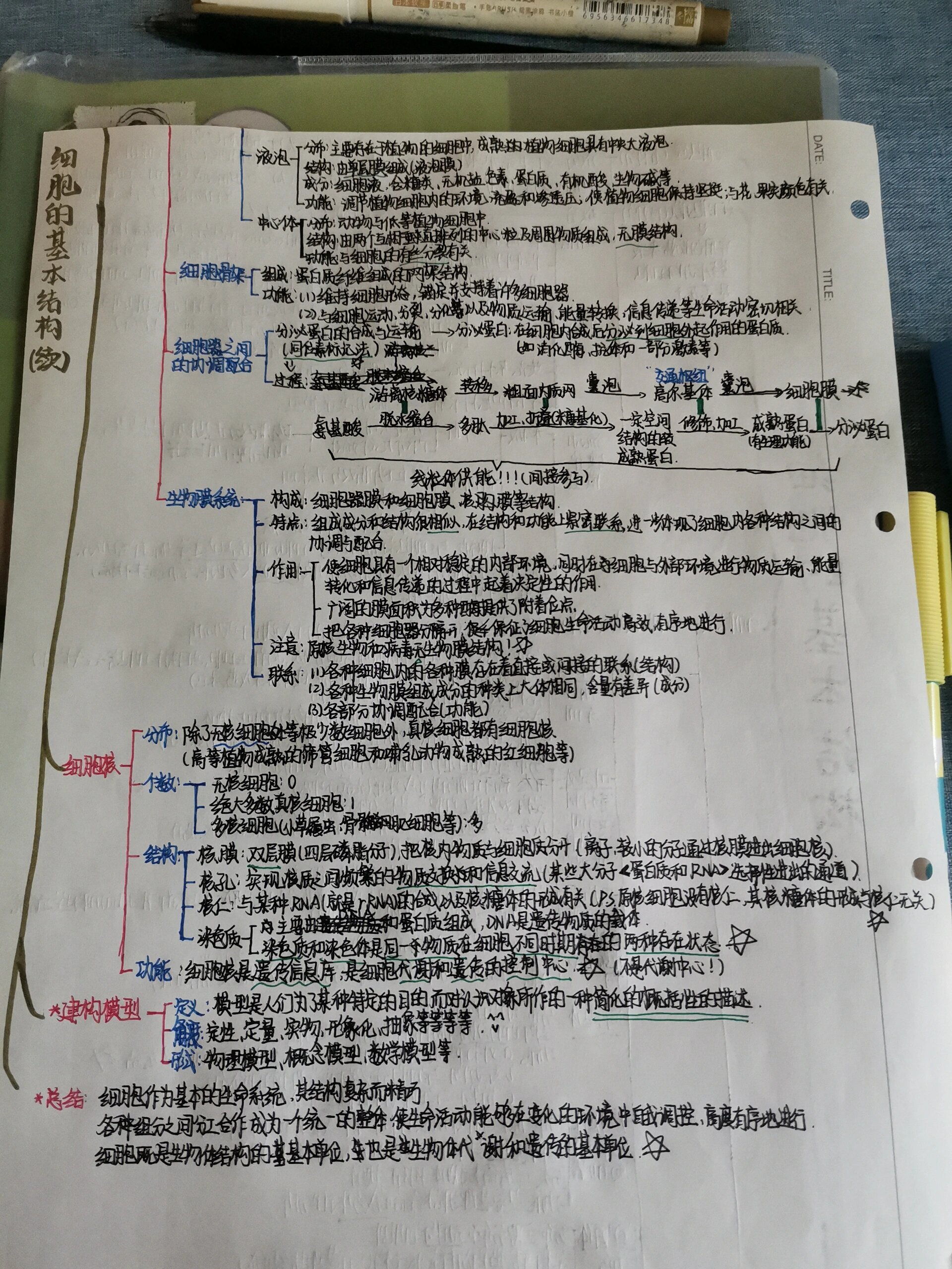 生物必修一第三章导图图片