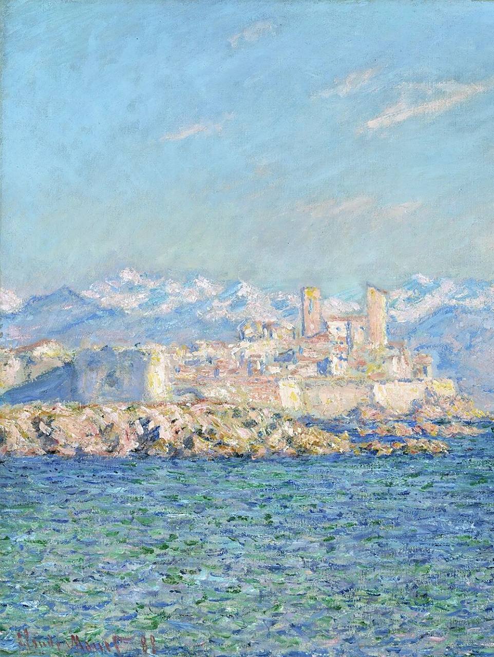 你知道莫奈的画作有哪些——第22幅 98名       字:《昂蒂布,午后