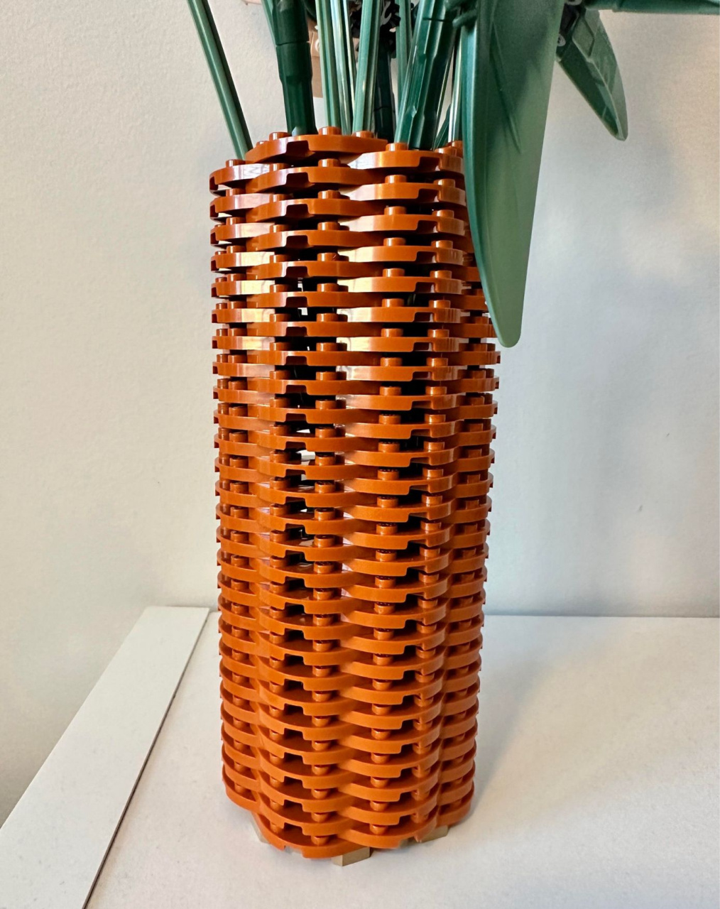 教你拼个乐高花瓶! 你学会了了么?