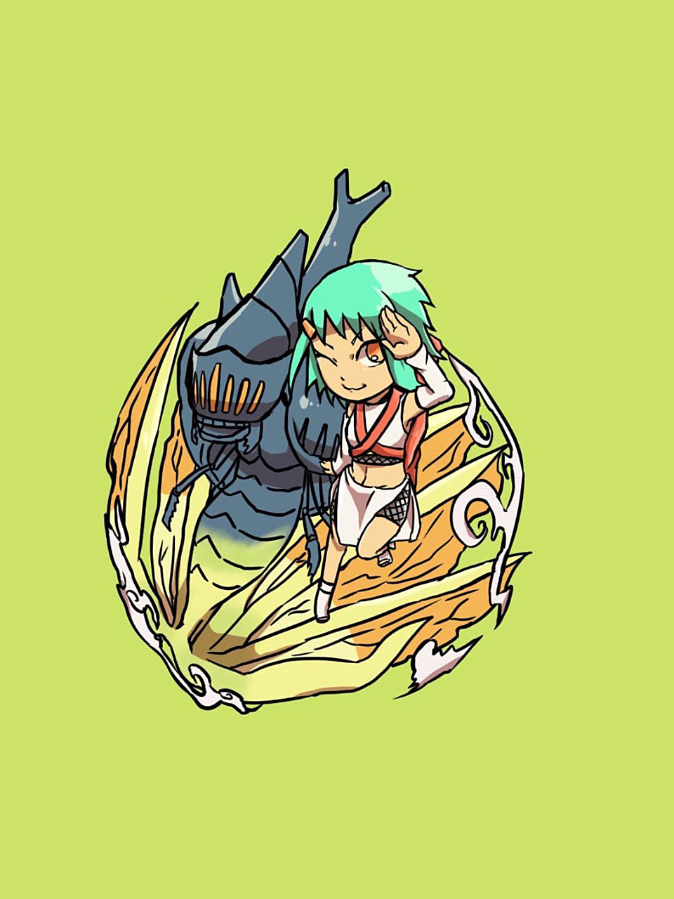 分享 火影忍者 九个尾兽q版 手机屏保 以前无意找到的九张q版火影尾兽