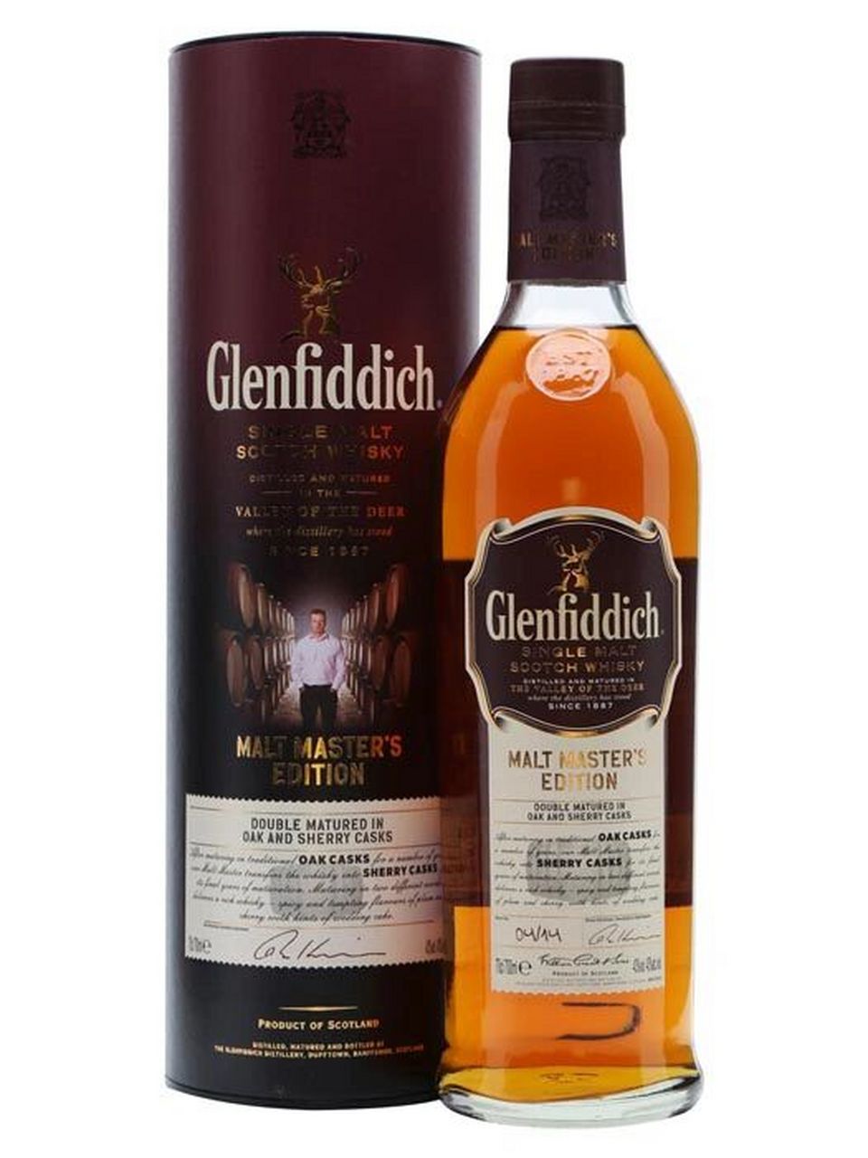 格兰菲迪调酒师限量版单一麦芽苏格兰威士忌 glenfiddich malt master