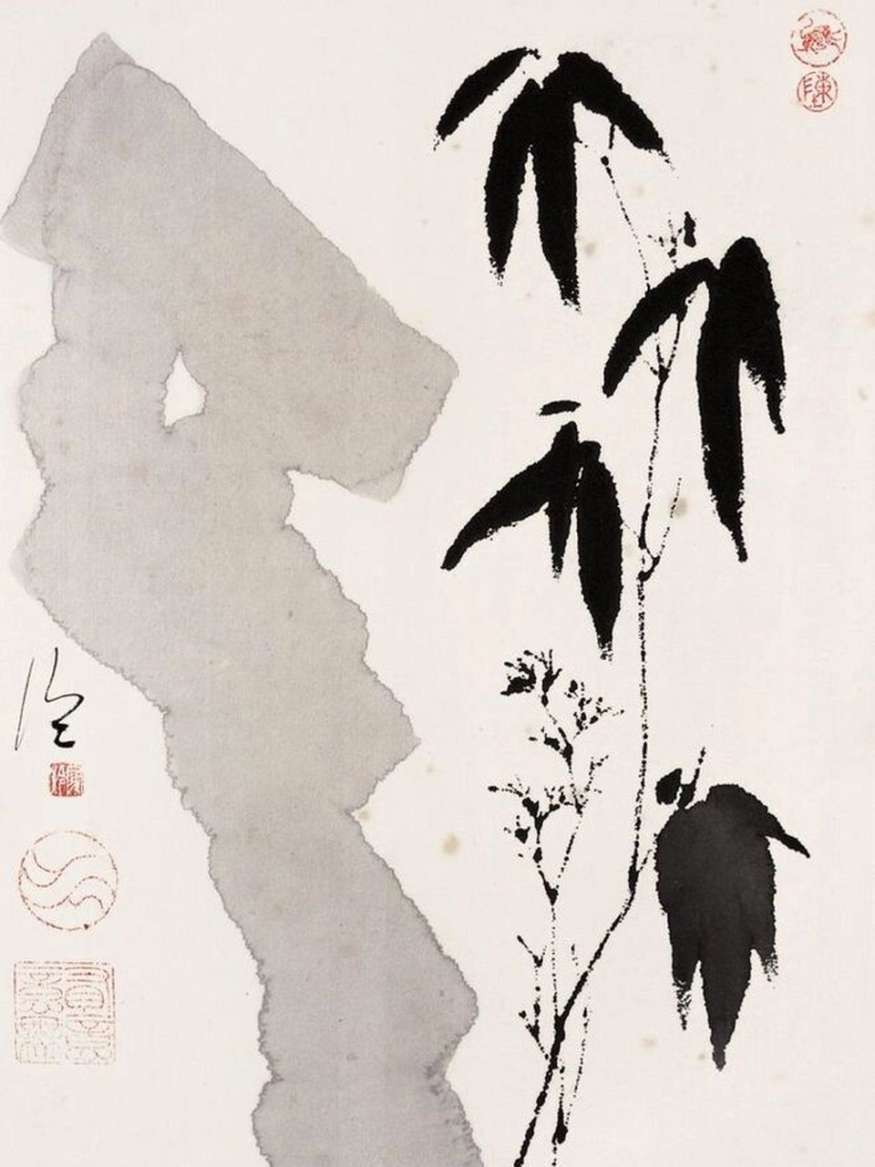 178·当代·陈家泠·水墨 陈家泠,1937年出生于浙江杭州.1963年毕业于