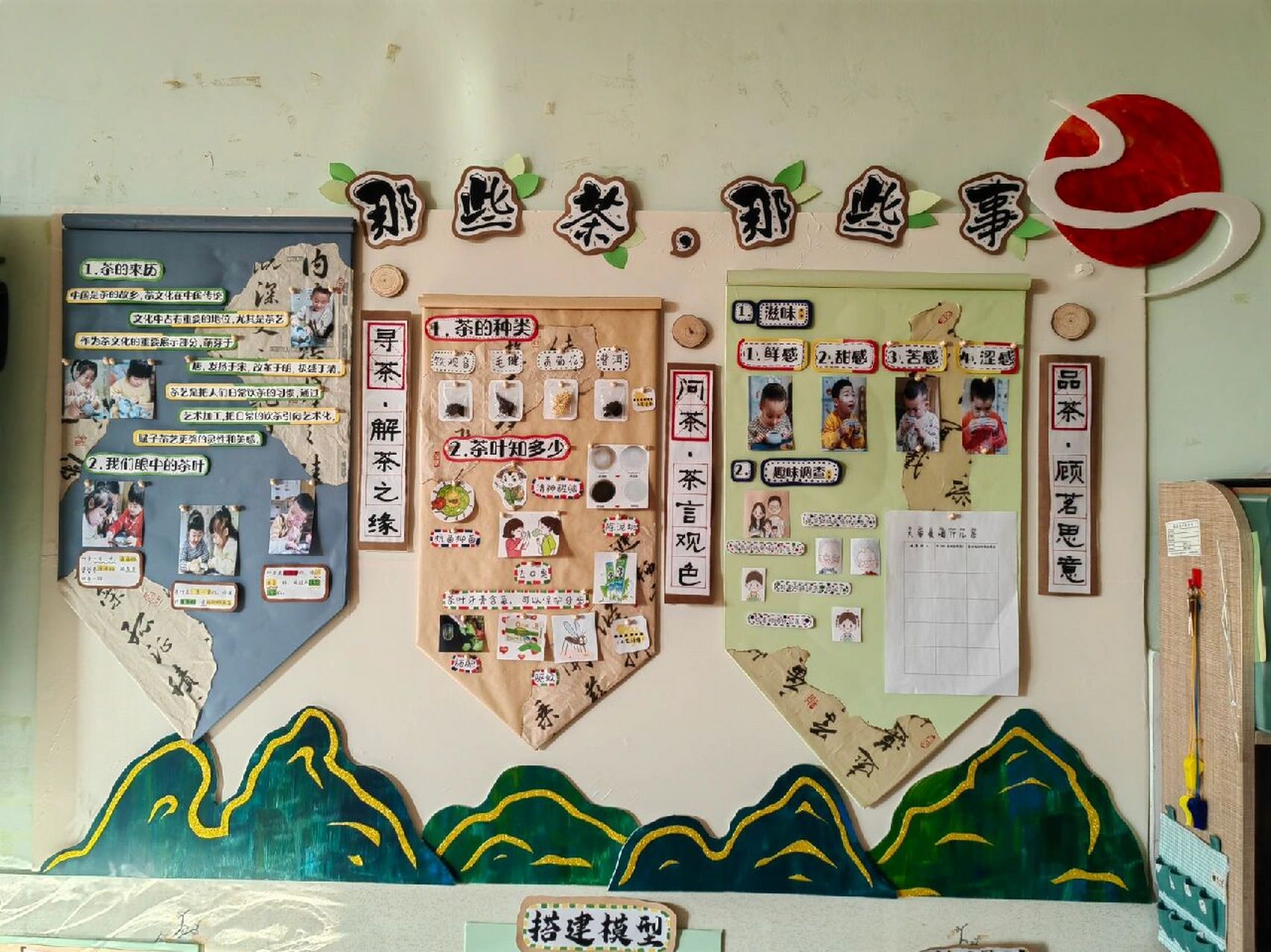 国风茶文化主题墙环创 主题墙环创,仅供大家参考.