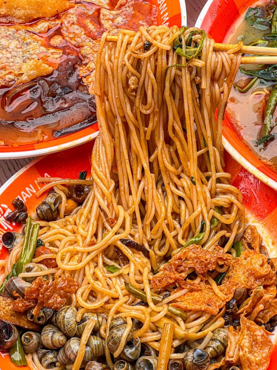 吃到敲有锅气的炒螺蛳粉01 #大声安利本地美食# #南宁美食# #南宁探