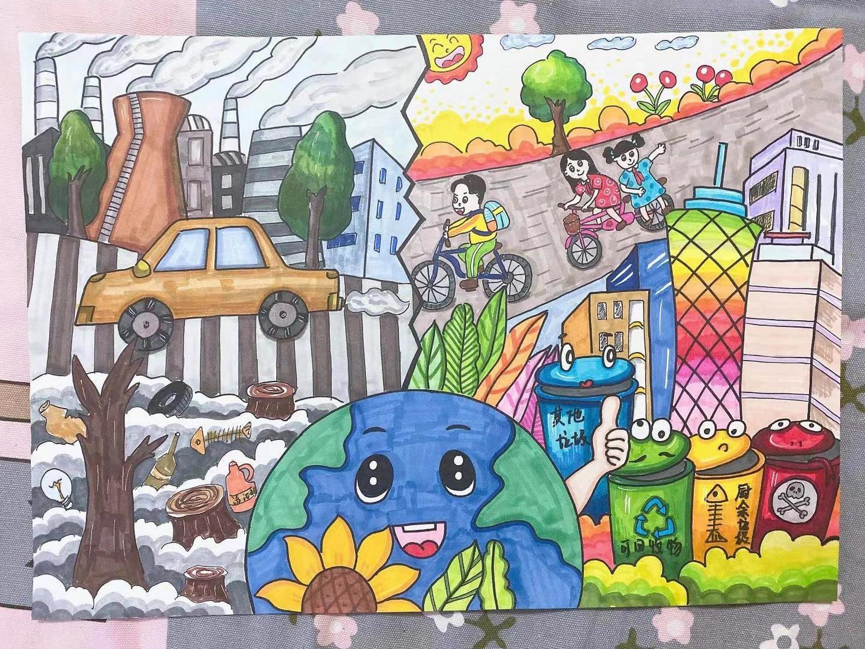 中小学生禁毒 /绿色环保/爱国绘画主题(获奖 可以大家分享借鉴,不要