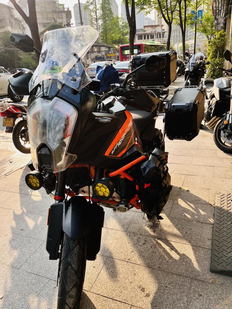 ktm1290adv大野驴  安全行驶8300多公里缓慢增加 程序包全刷,天蝎尾段