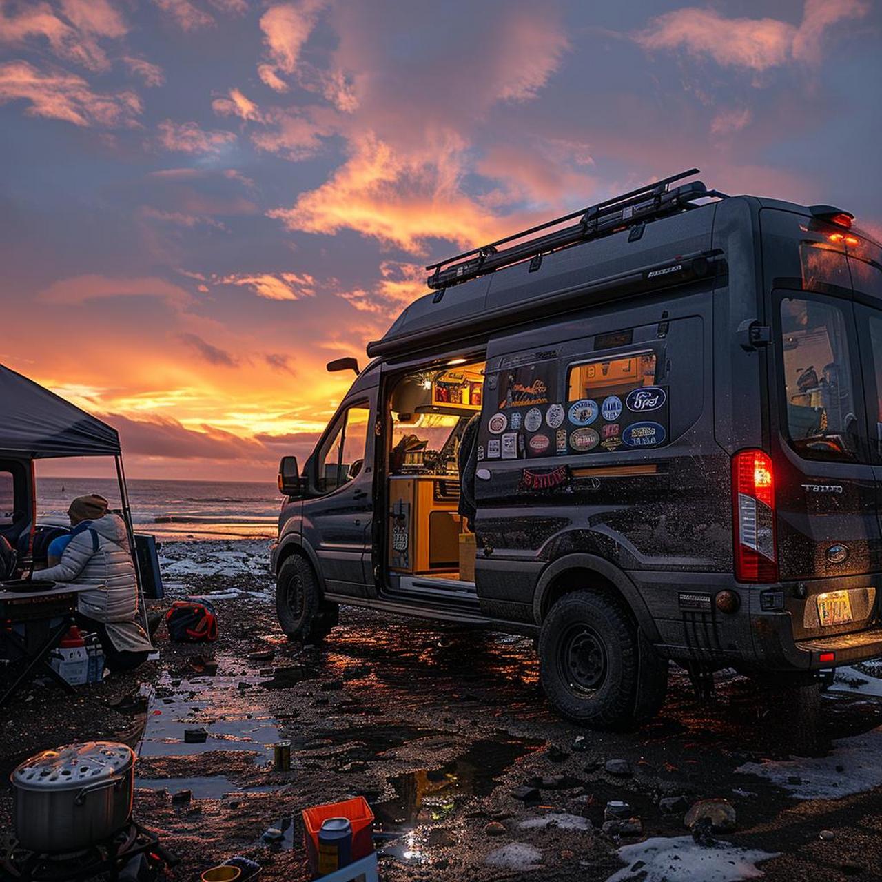 福特全顺新世代爆改四驱露营车m3.