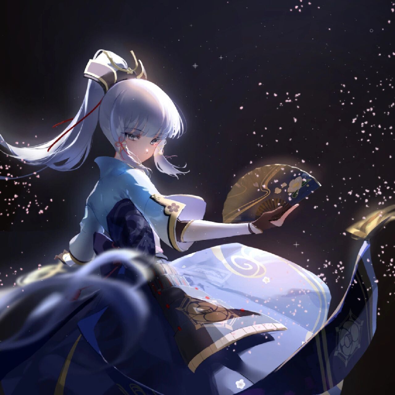 二次元美图|《原神》神里绫华 作品整理自pixiv,侵删～ p1画师:scup