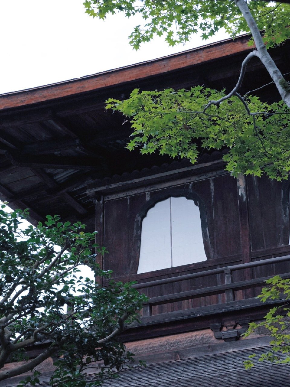 kyoto银阁寺(慈照寺) 现代几何造型的枯山水(只用白砂) -向月台,与