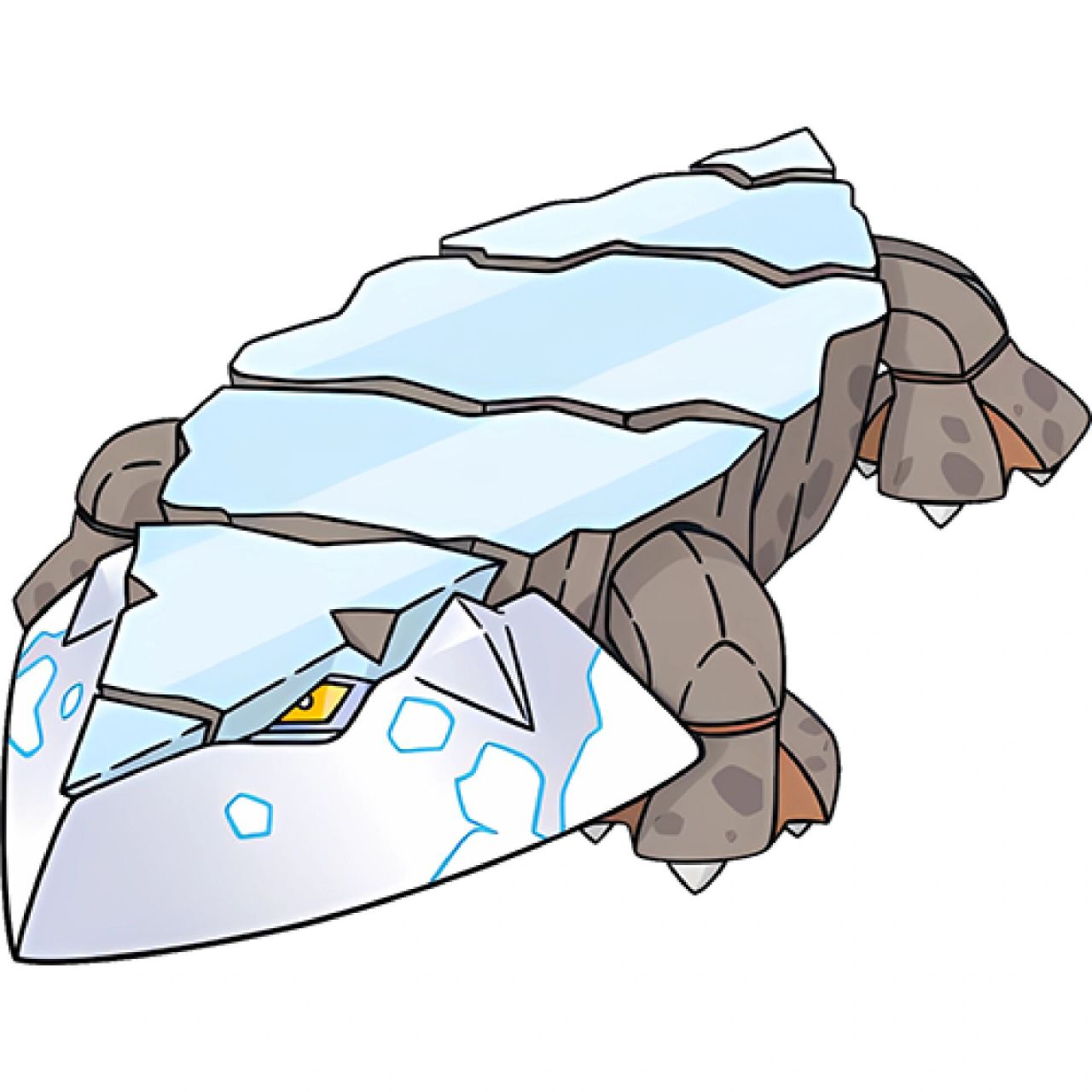 宝可梦图鉴0713:冰岩怪(洗翠形态) 0713:冰岩怪(洗翠地区形态) 属性