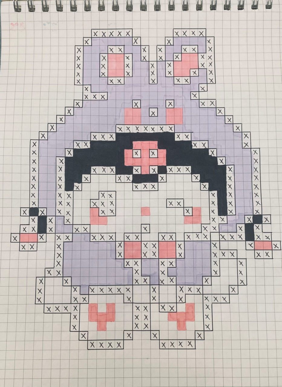 像素画23 库洛米 临摹图来自