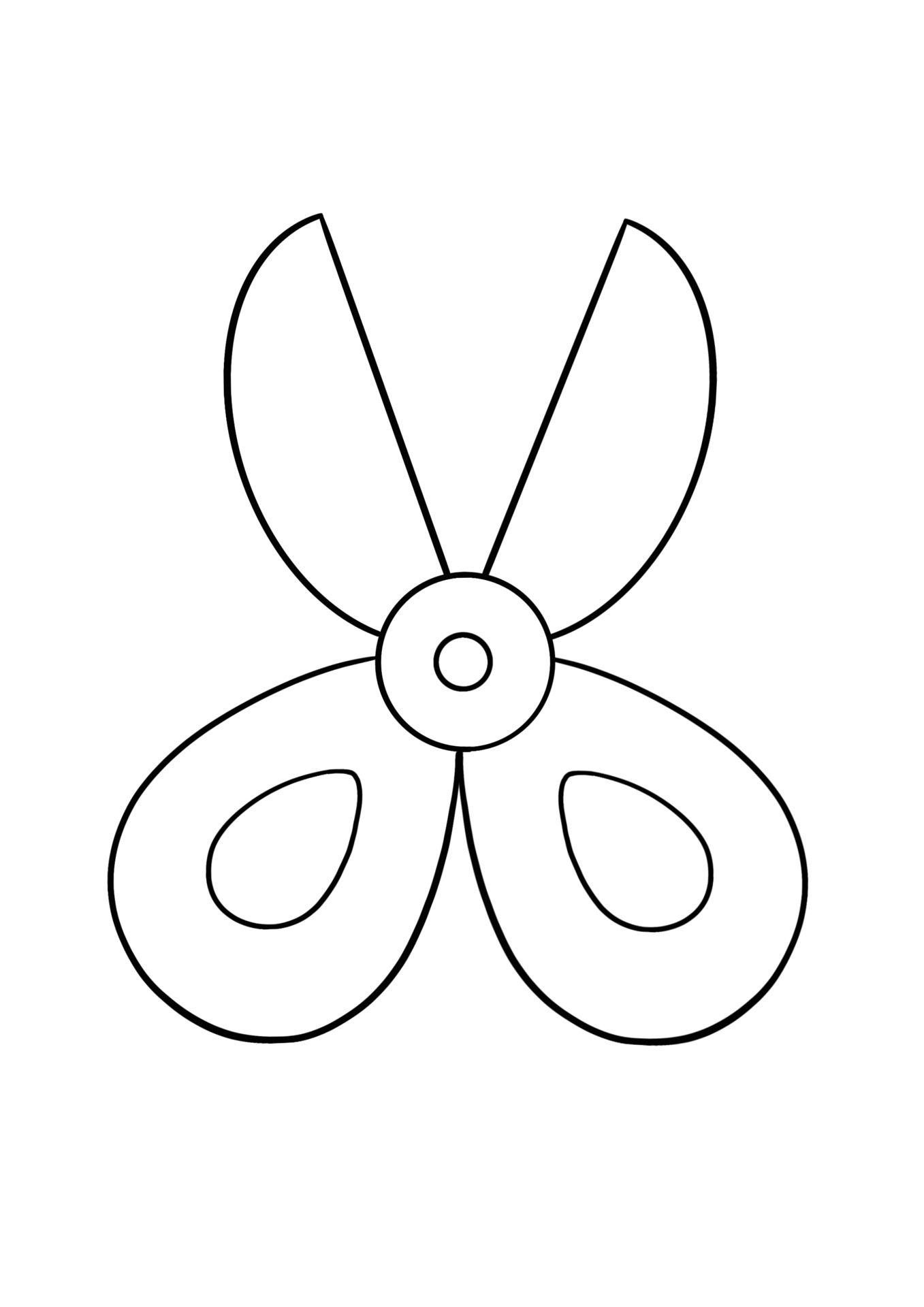 简笔画教程分享 剪刀 简笔画教程分享 剪刀
