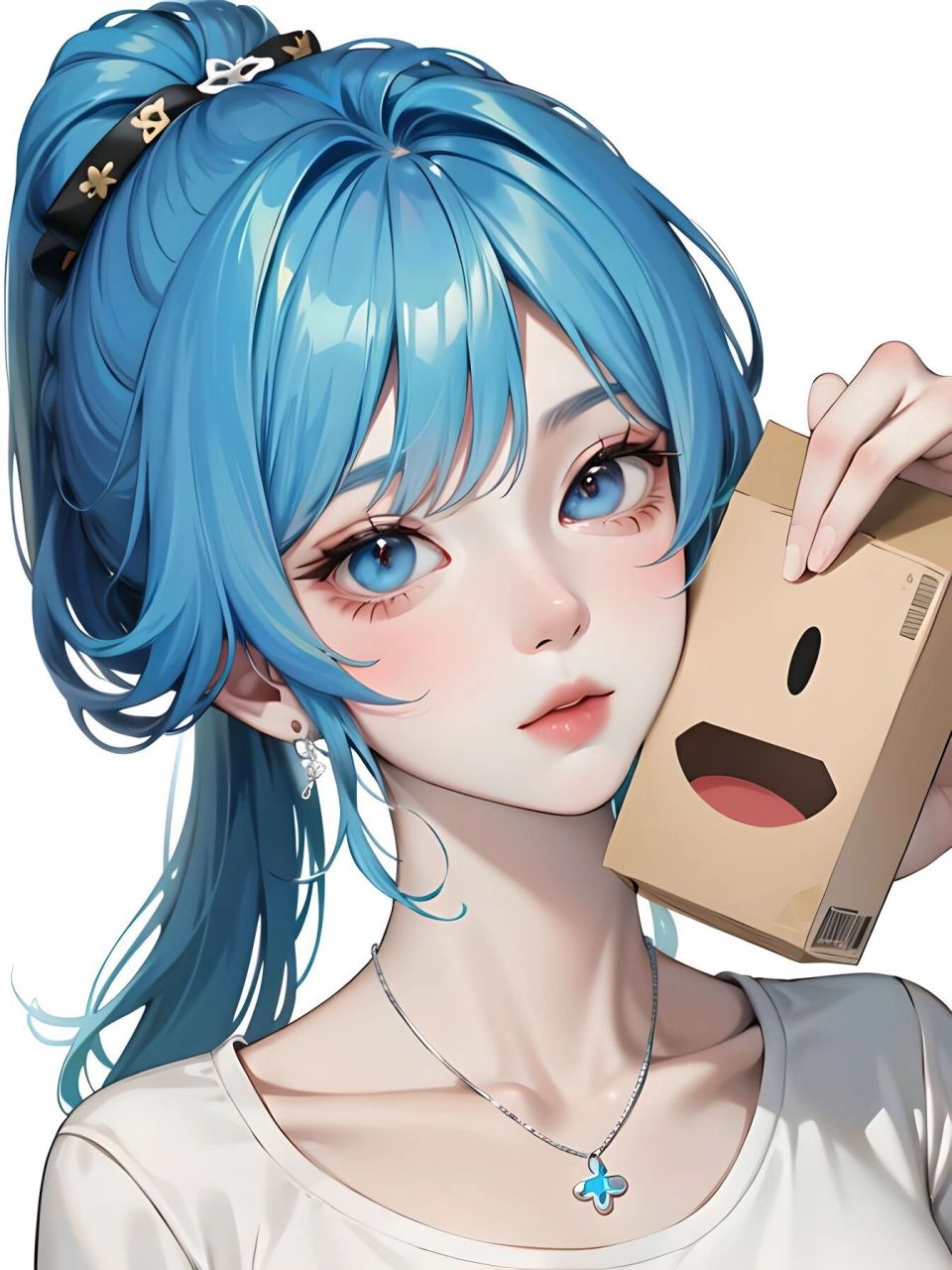 极致的克莱因蓝少女 好爱蓝色,纯净而空灵,深邃而自由    #克莱因蓝