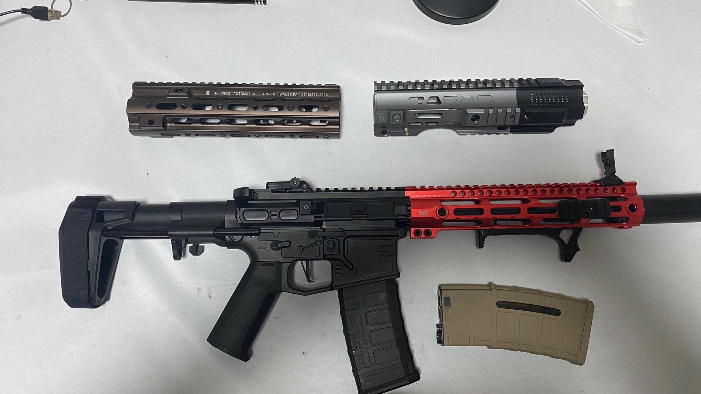 自己发射器,精击slr四代安装  mi10英寸红色金属鱼骨