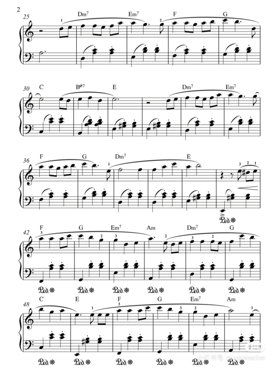 枕边童话钢琴谱完整版 枕边童话完整版谱子,大家喜欢可保存 钢琴