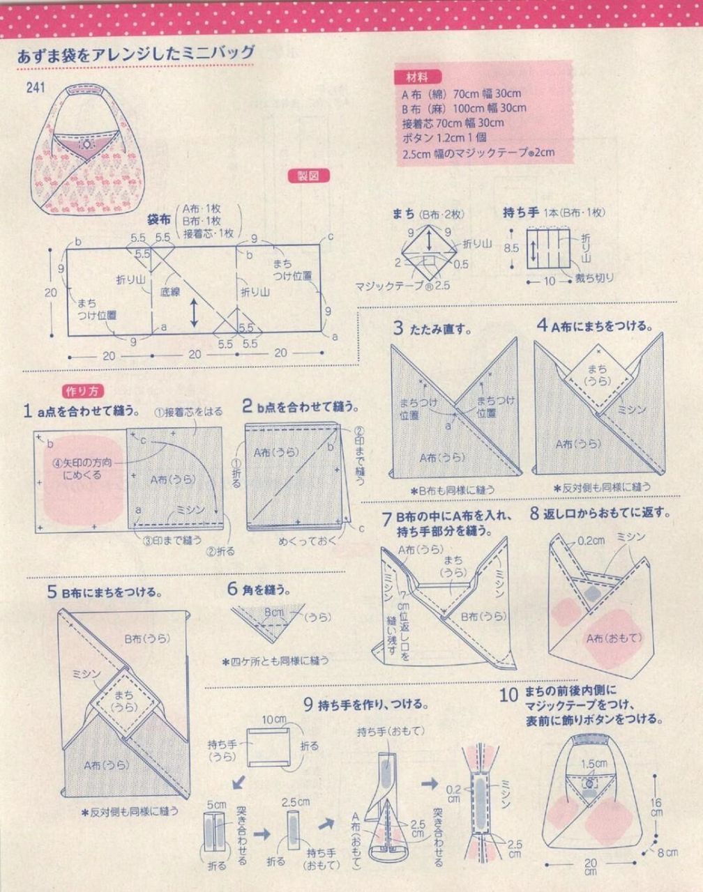 12款包包裁剪图纸纸样