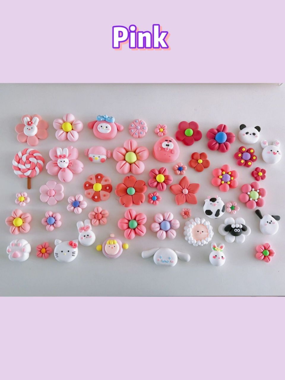 手工丨粉色系黏土小可爱94 最最少女心的粉色系每个女生都无法抵挡