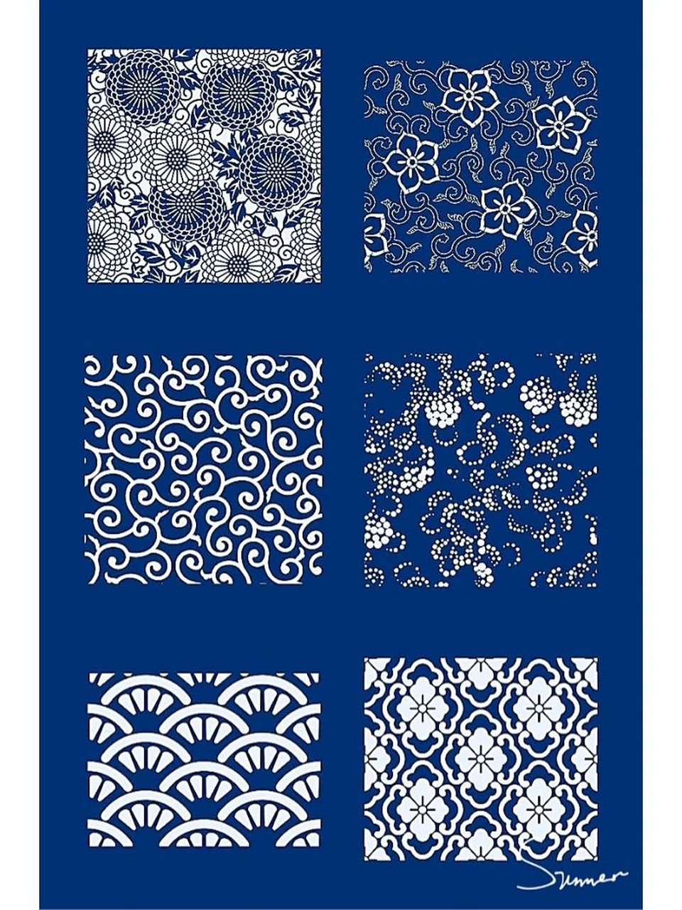 中国传统服饰纹样(布料纹理) 注:素材为灵感整理素材,非原创,非版权