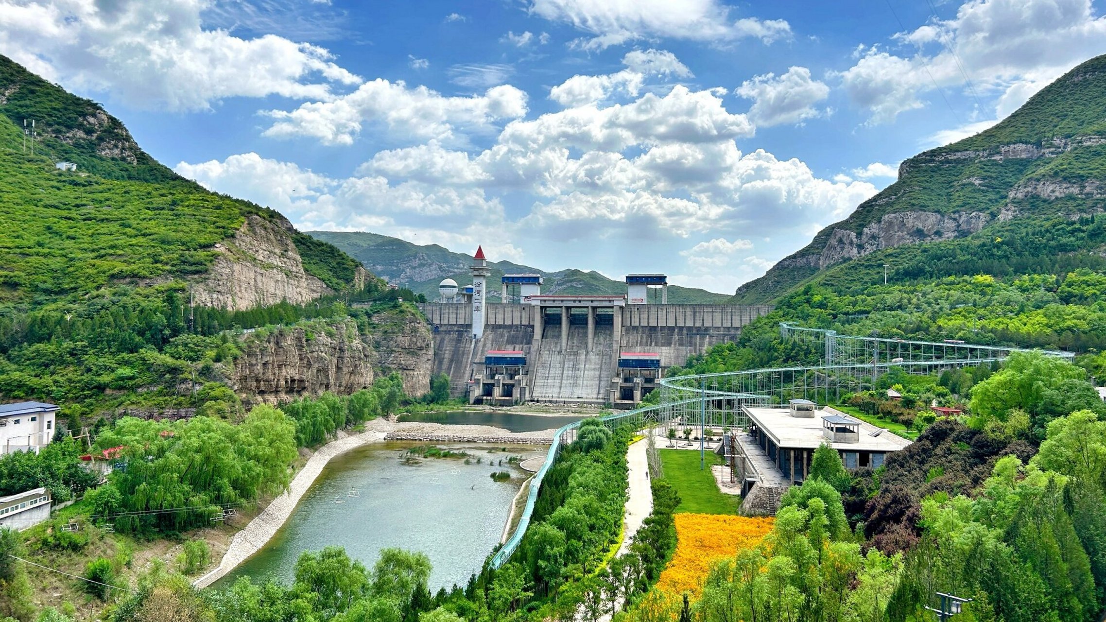 太原市汾河二库国家水利风景区 太原汾河二库是太原市位于汾河下游的