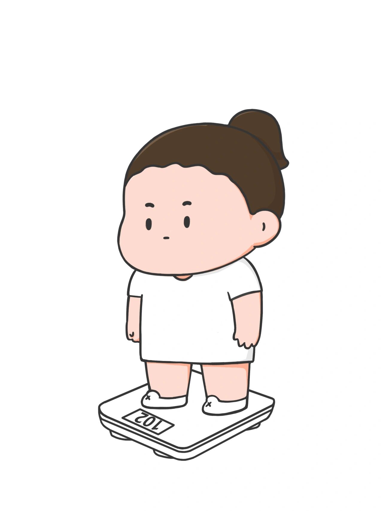 女生怎么称体重