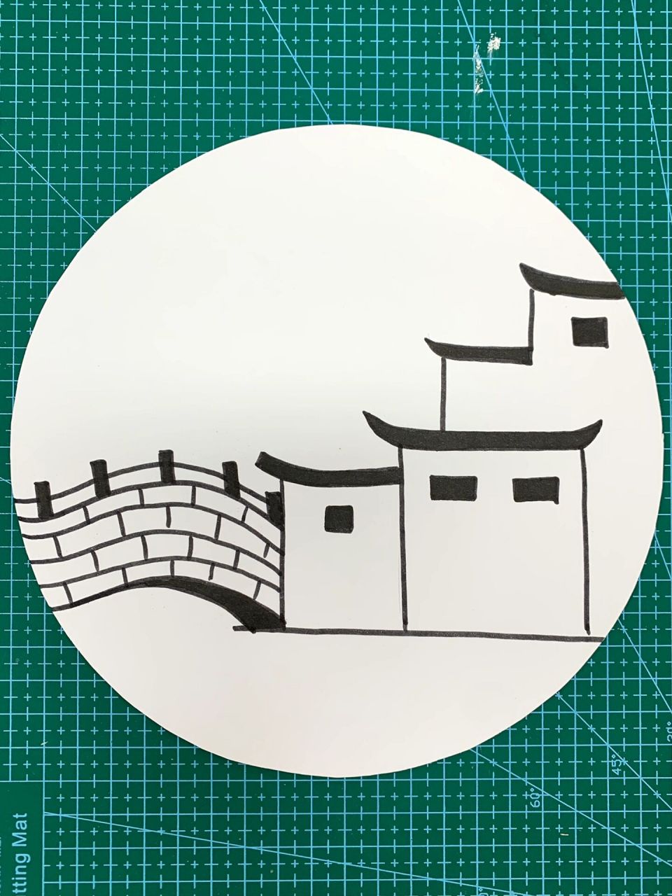 零基础简笔画江南建筑快来get 都说来点简单的,今天来喽 有手就会,快