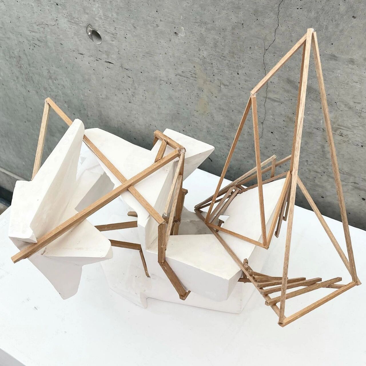 素材积累专栏|几组建筑立体构成设计 分享一些建筑构成模型