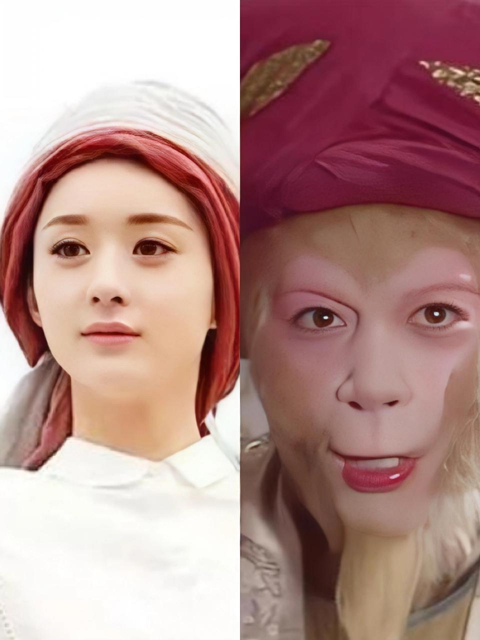 赵丽颖撞衫孙悟空也不是第一次了