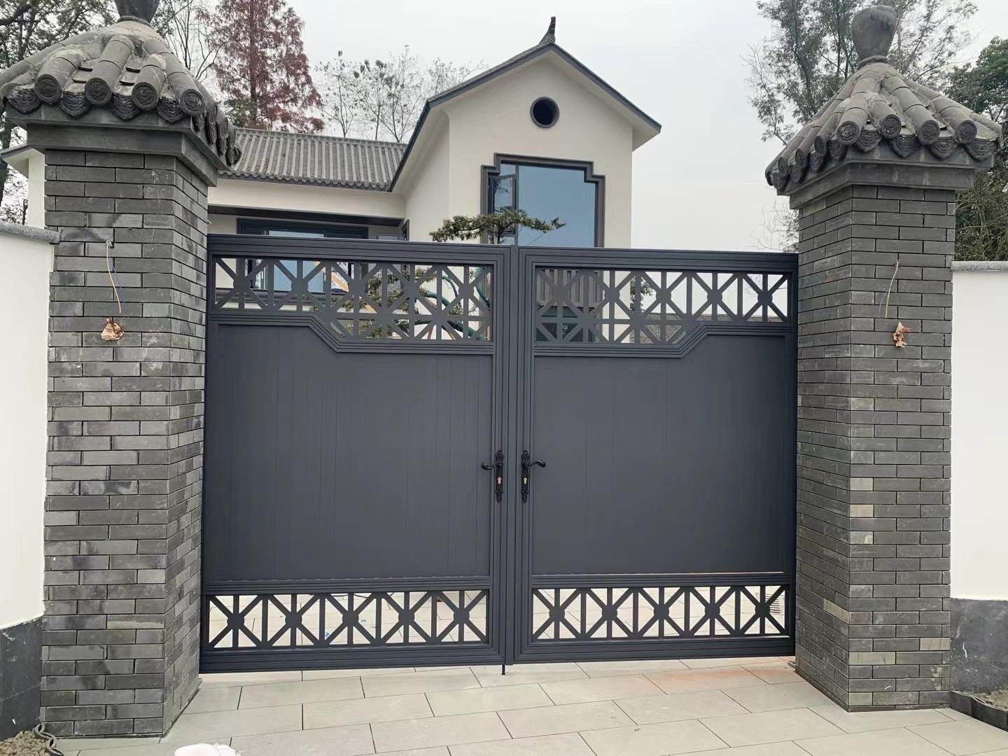 农村院子围墙大门图片庭院大门农村院子大门样式图片大全农村院墙大门