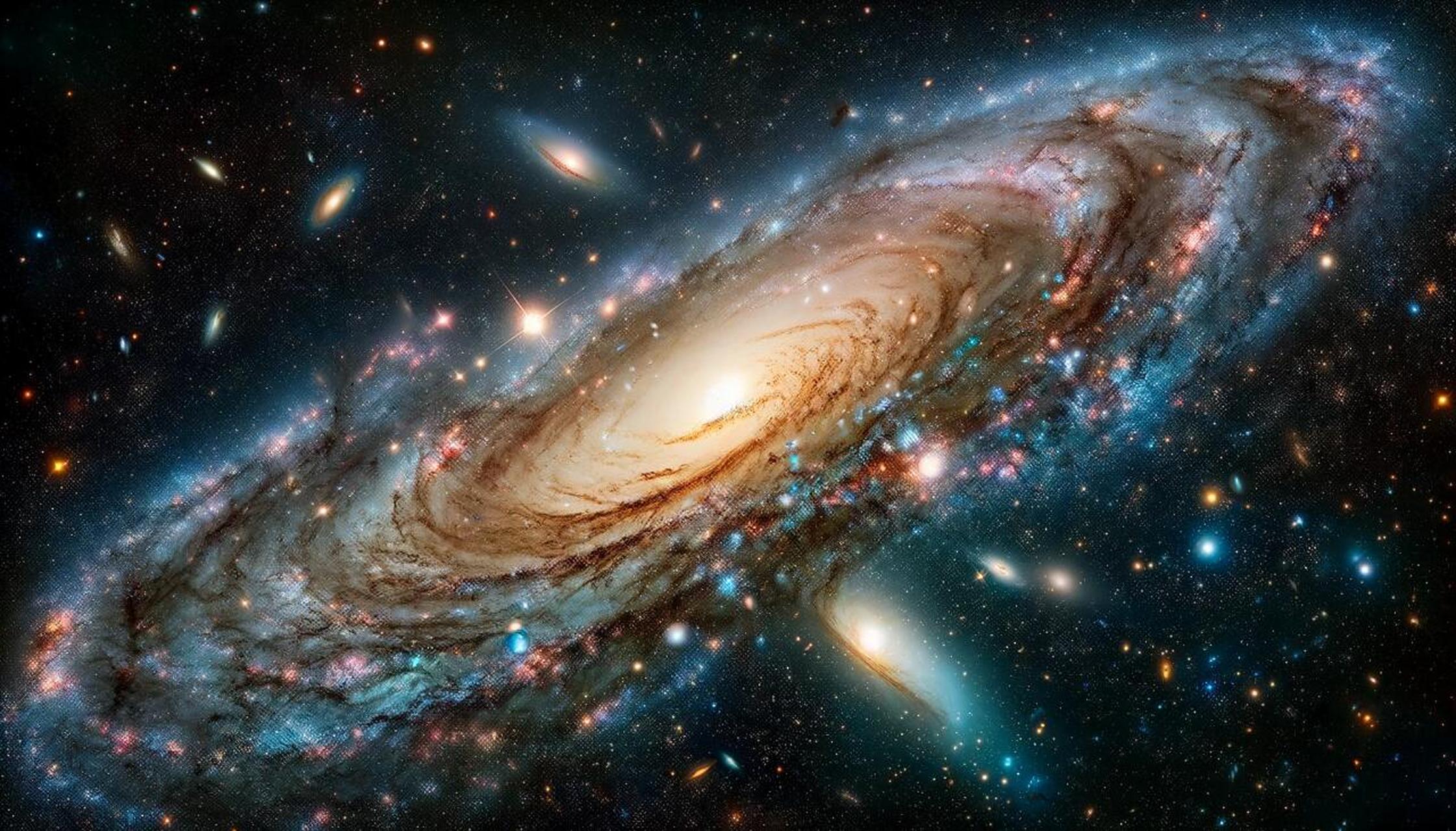 仙女座星系(m31) 仙女座星系,也称为m31,是一幅壮丽的宇宙画卷,它位于