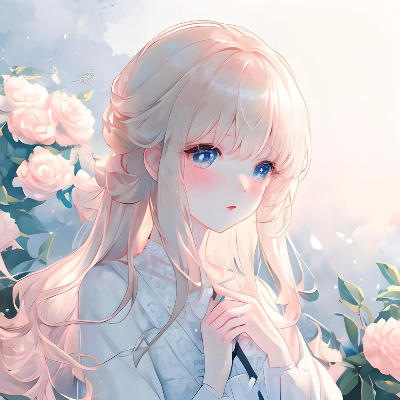 山茶花读不懂白玫瑰丨女生闺蜜头像