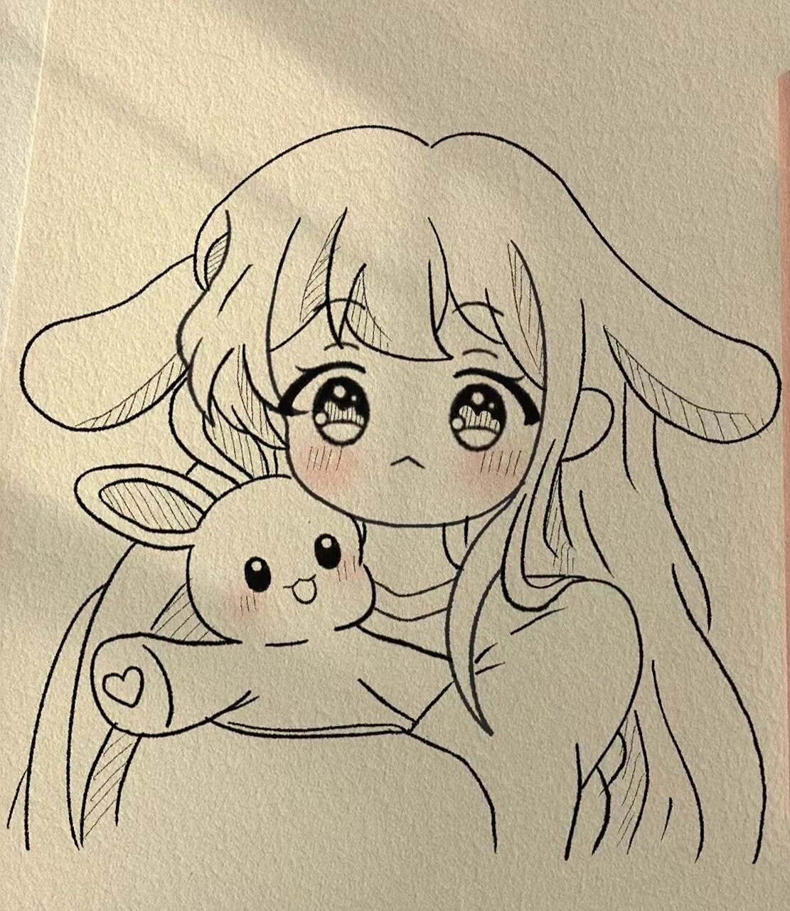 绘画可爱的卡通呆萌人物(求赞 )