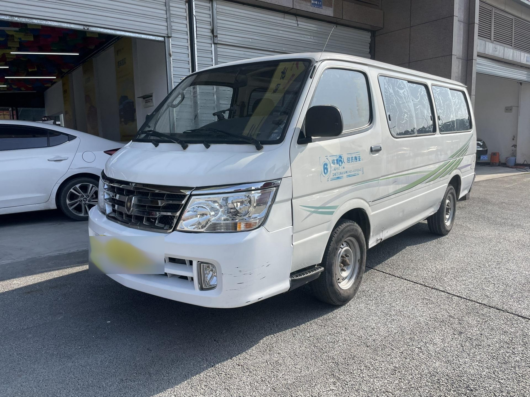 14年金杯海狮货拉拉团购快递面包车.14年金杯海狮 平顶可下车库 2.