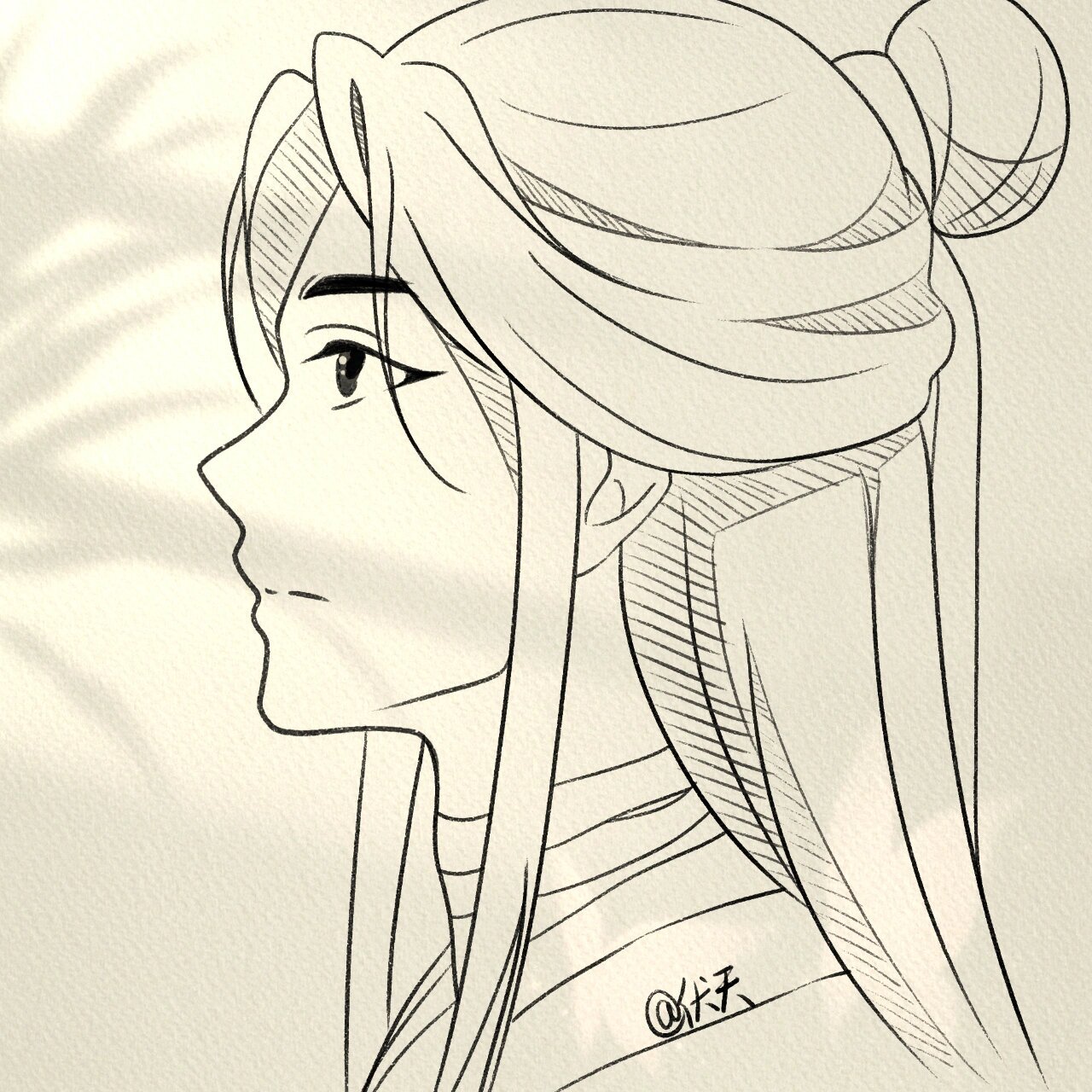 谢怜简笔画‖(64)