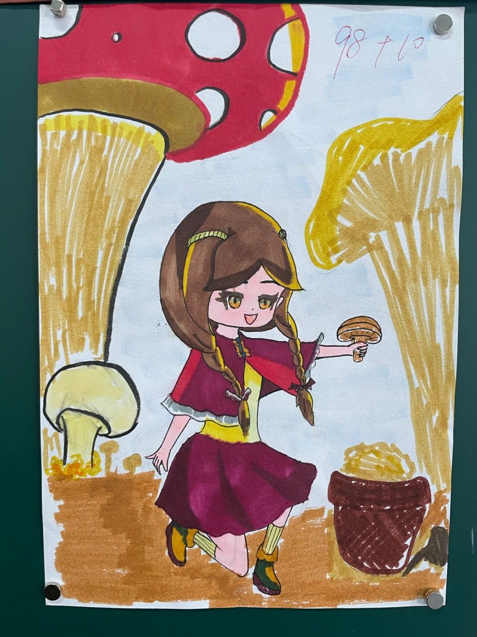 美术课堂作业|浙美版五上《童谣童画》 根据耳熟能详的儿歌来画画