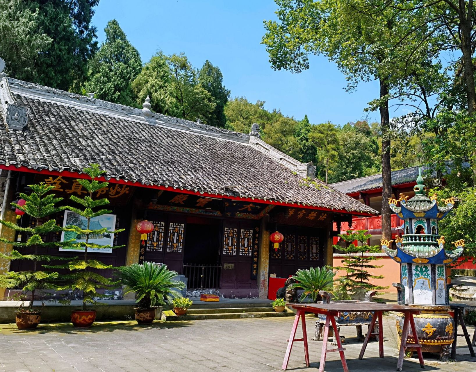德阳罗江·宝峰寺 宝峰寺,位于德阳市罗江区白马乡.