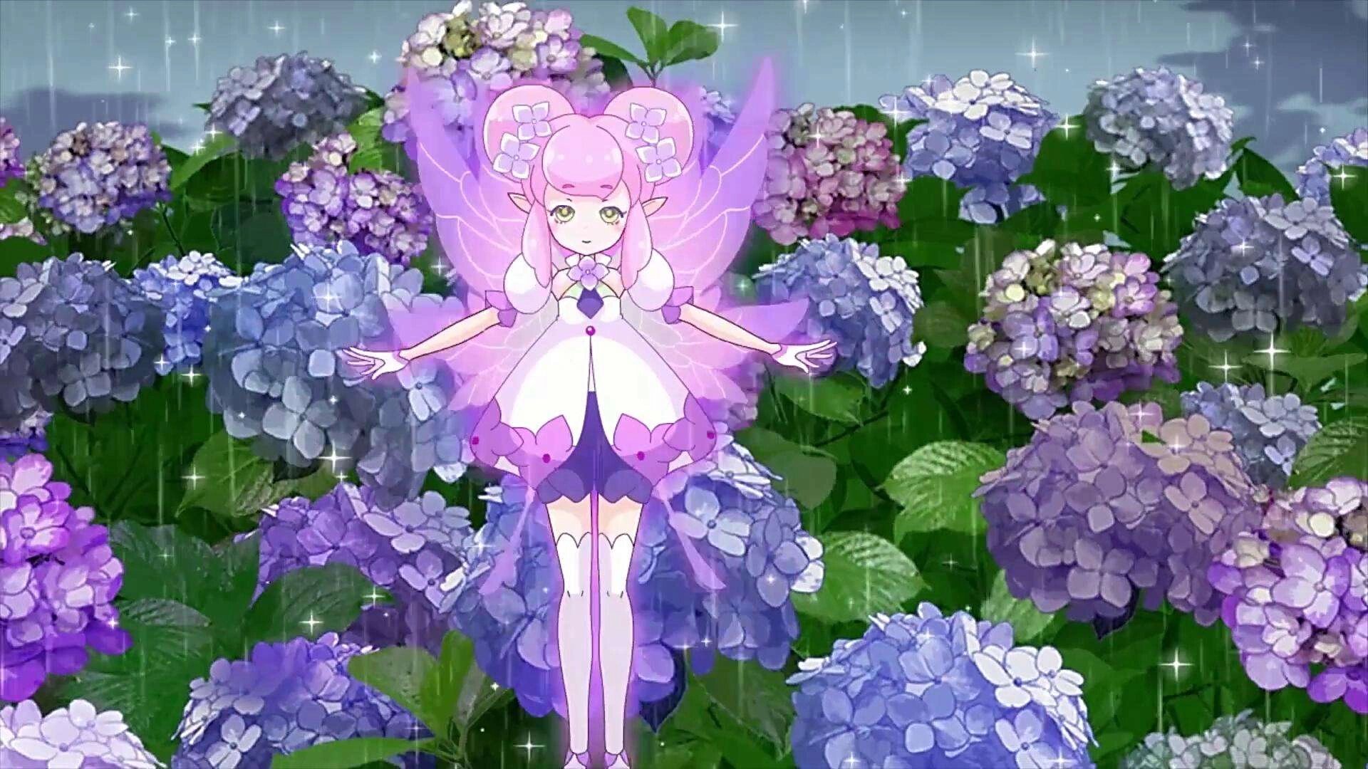 小花仙 7 绣球花 精灵王:紫阳 花语:永恒的希望 能力:幻影术,变成道具