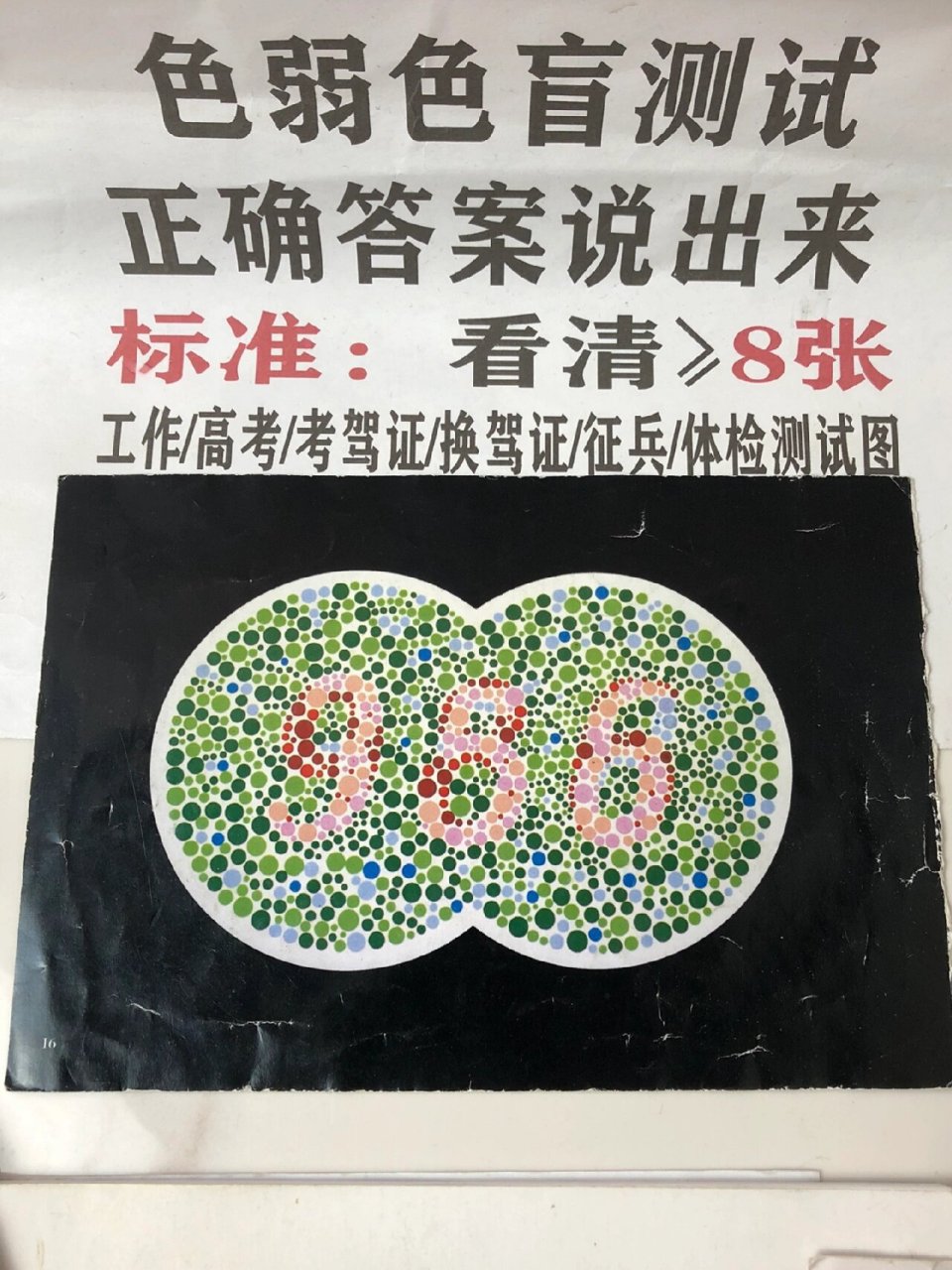 一分钟测试辨别是否色弱 把你看到的答案打出来