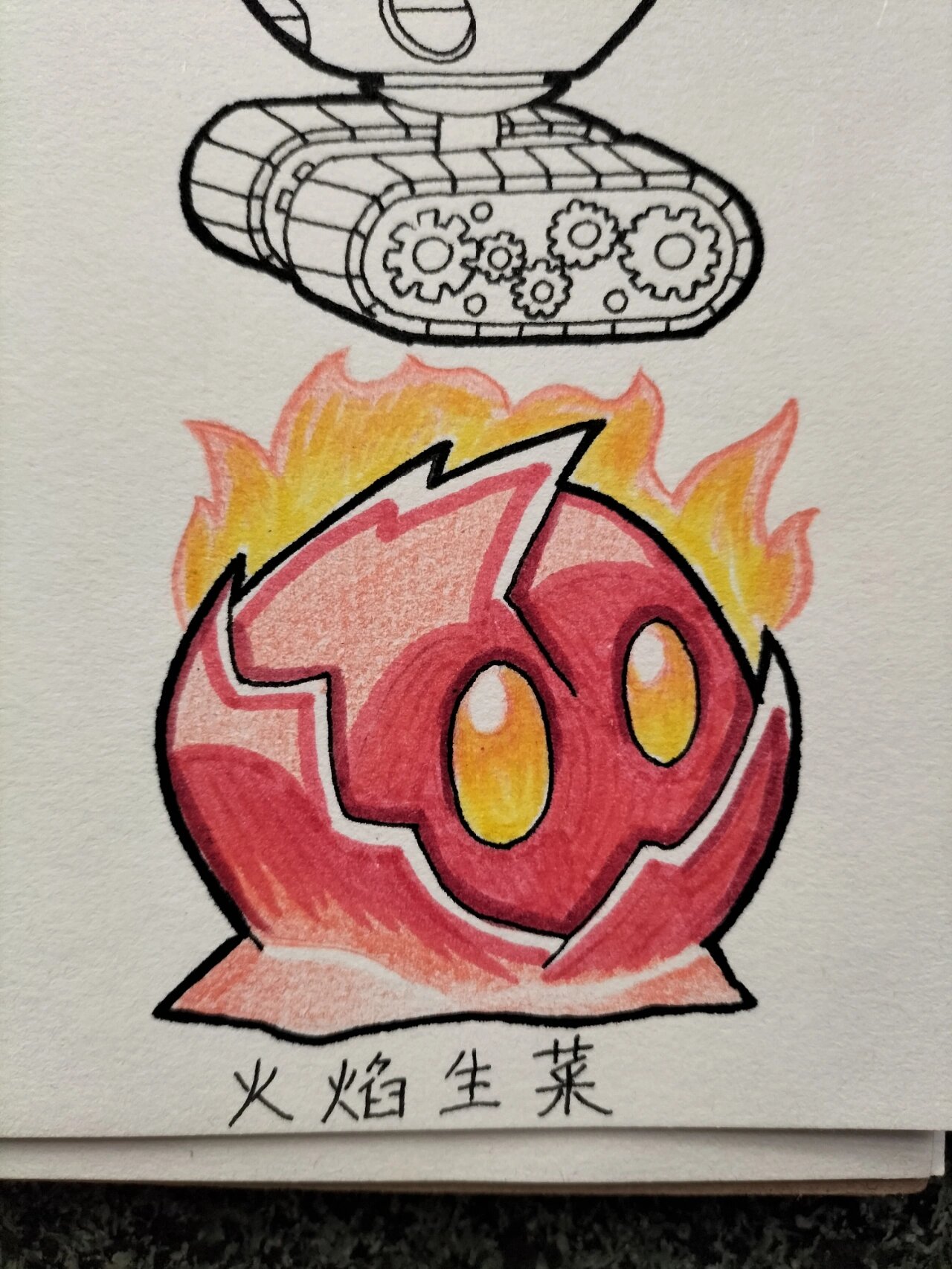 植物大战僵尸绘画简笔画