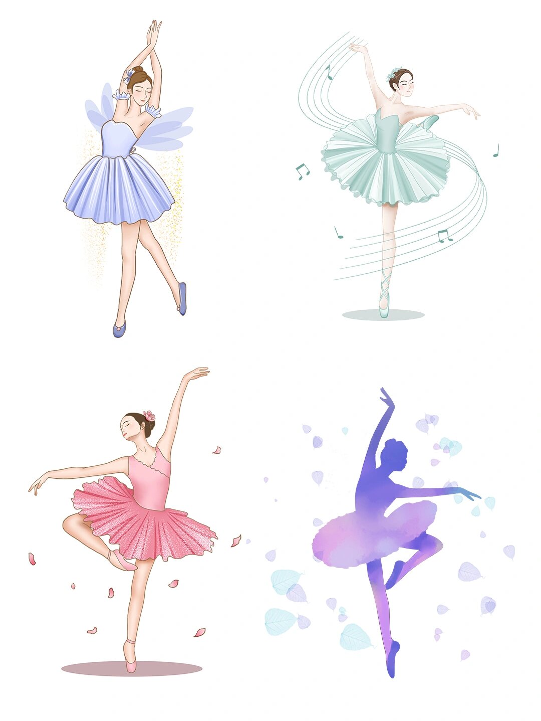 跳舞的人9599卡通人物免扣素材