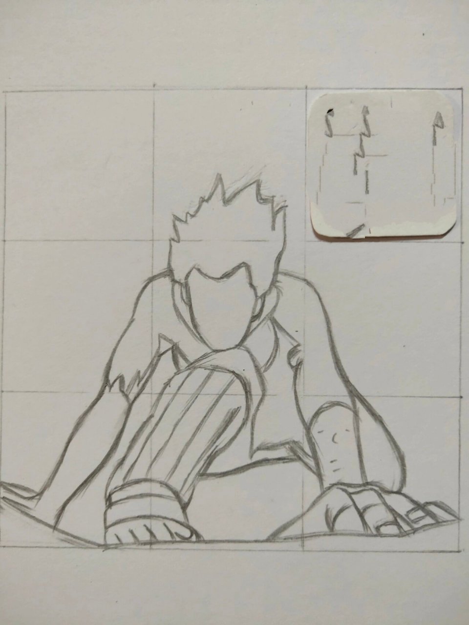 火影忍者迈特凯绘画过程