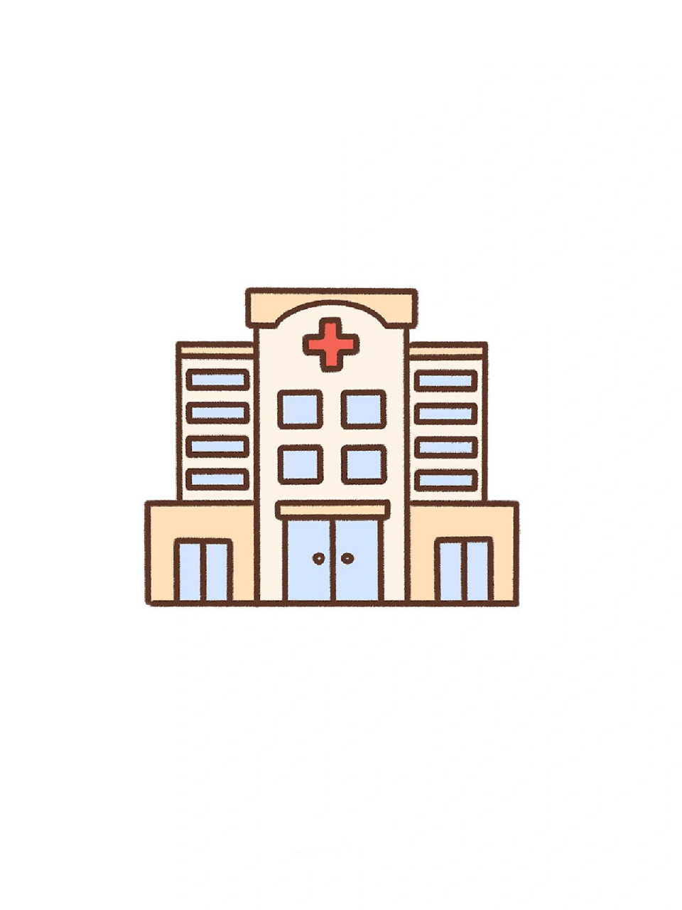 小贝简笔画-医院97