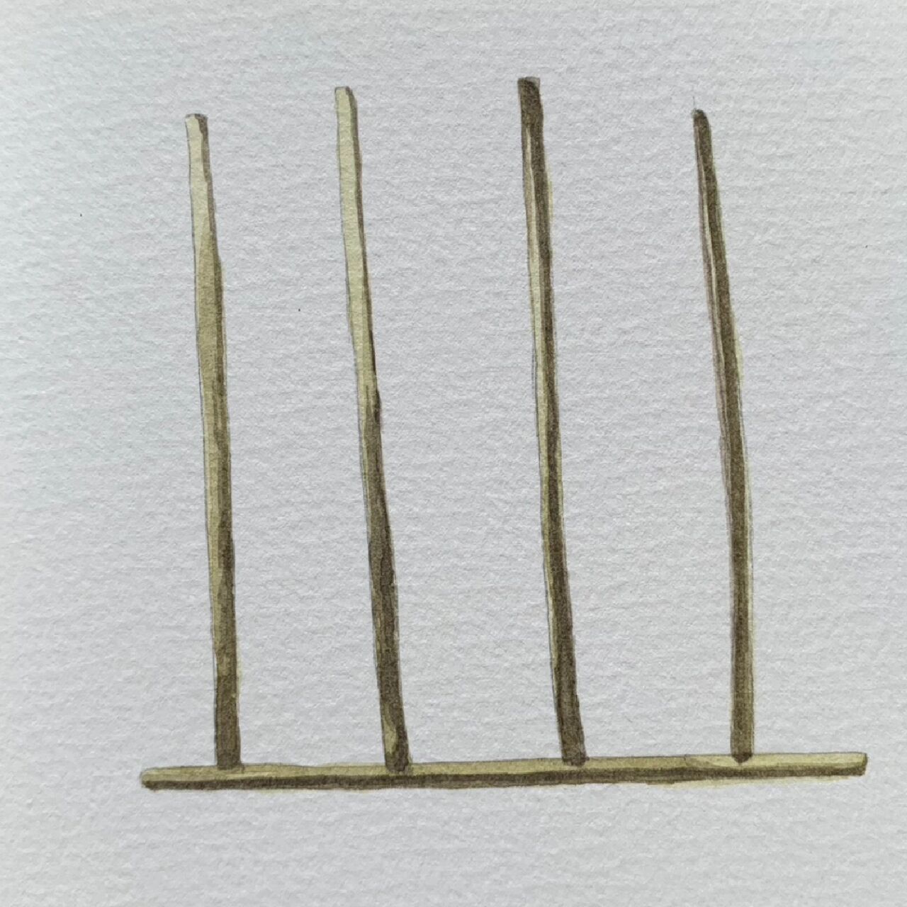 【水彩国宝】算筹 "运筹" 这是几?