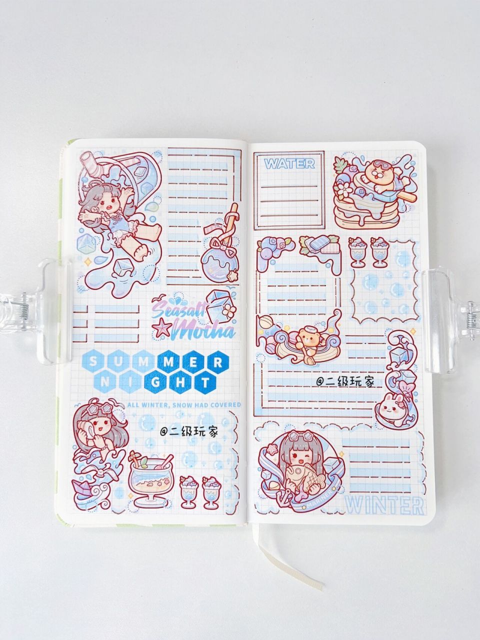 小麻薯奶茶嘉年华手帐排版合集|weeks排版