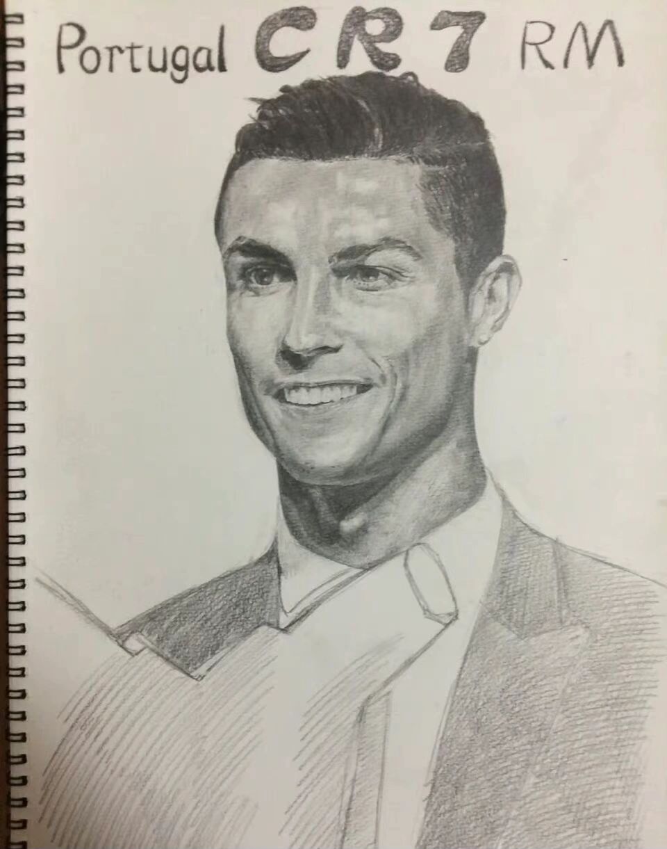 c罗手绘(附过程
